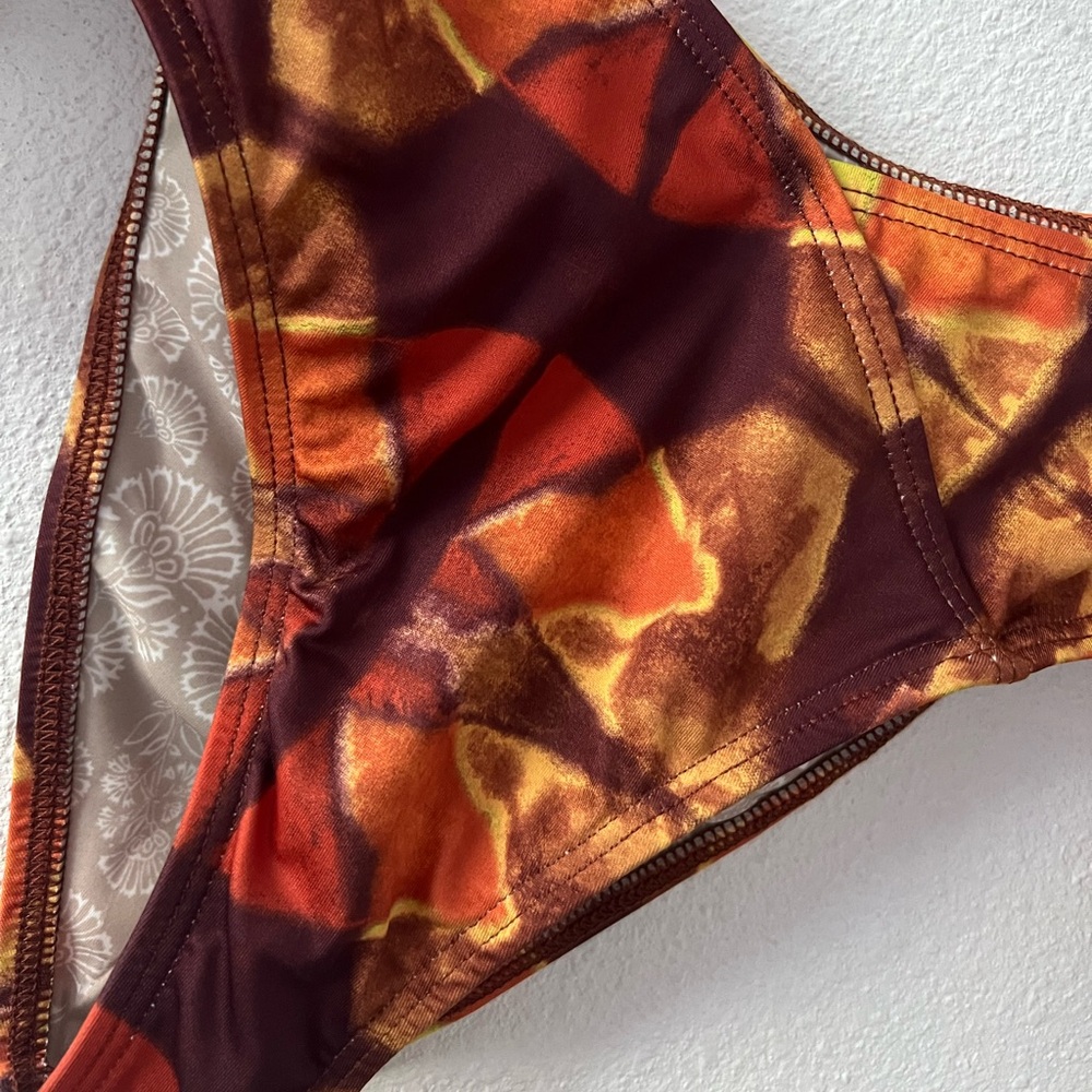 {Free People} Brand New Free-est Renee Printed Tie Side Bikini Bottoms - Picture 7 of 10